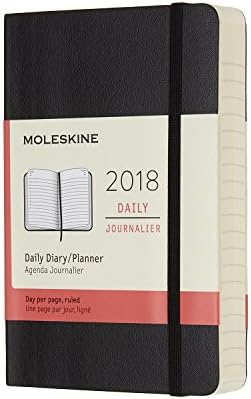 Moleskine Daily 2018 Large Soft Cover Black Cod. 9276