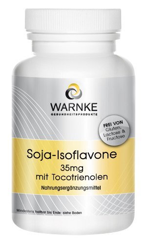 Isoflavonas de Soja 35 mg - sin ingeniería genética - con Vitamina E - 100 Cápsulas