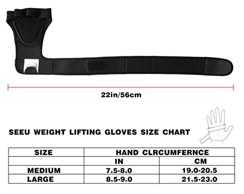 HiCool Hand Grips Pull Up Grips Wodies Trainingshandschuhe mit Handgelenkbandage für Calisthenics Crossfit Freeletics Gymnastik Turnen - 3