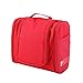 Produktbild sourcingmap® Reise Makeup Kosmetik Bag Kultur Wash Kasten Organisator Speicher Hängend Rot