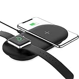🔷Schnelles kabelloses Laden: Ein 7,5-Watt-Qi-zertifiziertes kabelloses Ladepad treibt Ihr i'Phone XS, i'Phone XS Max, i'Phone XR, i'Phone X, i'Phone 8 und i'Phone 8 Plus mit der schnellstmöglichen kabellosen Geschwindigkeit an. Alle Ihre Geräte bleiben voll aufgeladen im Laufe des Tages.
