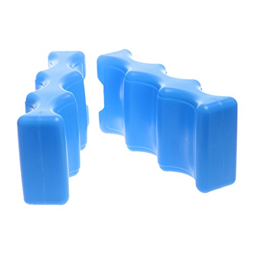 Preisvergleich Produktbild Baoblaze 2pcs Eisbeutel Eispackung Kühlelement Gefrierschrank Transport Milchmasse Blau