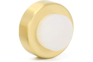 EVI HERRAJES Uchwyt ścienny tope drzwi, Klej, złoto, silikon Biały, 35mmx 18mm, I-254/35 BMT