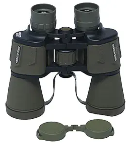 Haus Alchemy Professional Binoculars 1000 Meters Long Distance Viewing - 20x Magnification 50mm Wide-Angle Lens  HD View - Water Resistant Protective Nonslip Rubber - (Brown)