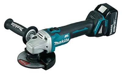 Makita Meuleuse MAKITA 18V Li-Ion 5.0 Ah Ø125mm - 2 batterie, chargeur, en coffret - DGA506RTJ