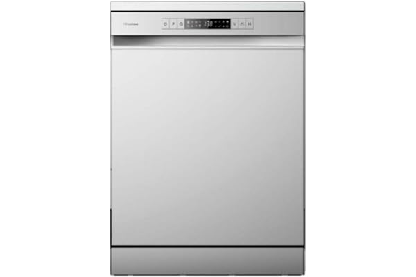 Hisense HS622E10X Lave-vaisselle, capacité 13 services, 60 cm, programme ECO, silencieux, 2, filtre autonettoyant, compteur numérique