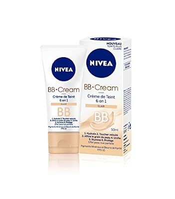 Nivea BB Cream Crème de teint 6en1 Clair 50 ml - Lot de 2