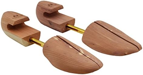 Pair Of Cedar Wood Shoe Trees. Adjustable Wooden Shoe Tree. Size: UK 7-8