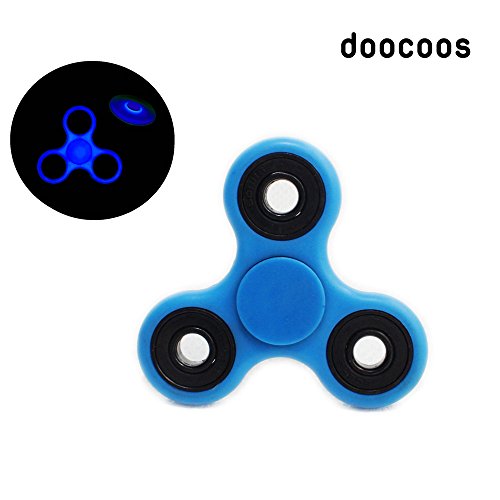Fidget Spinner for Anti Stress and Anxiety Release. Doocoos Ceramic Bearings for Blazing Speed and Smoothness (Noctilucent Blue) Fidget Spinner for Anti Stress and Anxiety Release. Doocoos Ceramic Bearings for Blazing Speed and Smoothness (Noctilucent Blue)
