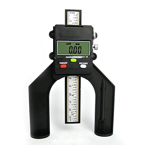Digitale Profiltiefenmesser Magnetische Selbst Standing Blende 80mm Hand Router