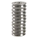 V-groove deepness: 1.5mm 2pcs 5 * 22 * ??5MM Rueda de los cojinetes de bolas del carril de la polea de la gušªa del surco profundo del metal 1.5mm V