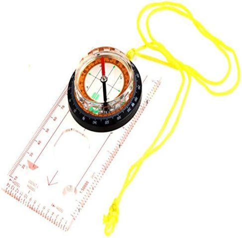 ChicSoleil Magnifying Compass - Magnifying Compass Army Scout Hiking Camping Boating Map Reading Orienteering