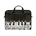 Produktbild Ahomy 14 Zoll Laptoptasche, Klaviertasten, Vintage-Stil, Canvas-Stoff, Laptoptasche mit Schultergurt für Damen und Herren
