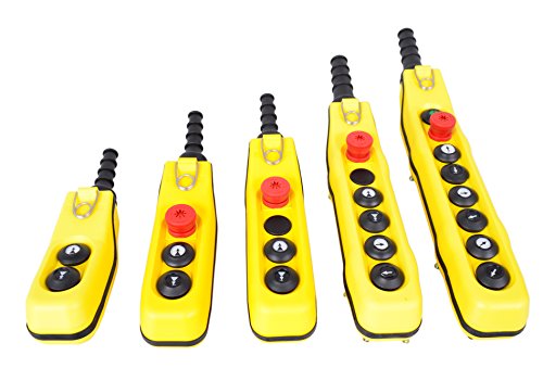 Hängetaster, Kransteuerung, Steuerflasche, Kran, Steuerschalter, 2 Tasten auf/ab, 2-Stufig, Hub MKHT2-02 - 5