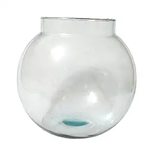 DS Glass Fish Bowl, 8 Inch, 3.25 L