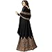 PristiveFashionHub Women's Codding Long Anarkali Gown With Duppta(Free Size) (Black)