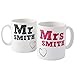 Produktbild C.P.M. personalisierbar MR & MRS Braut und Bräutigam Becher Set - Hochzeitstag Geschenk