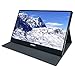 Produktbild JOHNWILL 15,6 Zoll Typ-C Tragbarer Monitore, Ultra HD 1920 x 1080 IPS-LCD/LED-Anzeige, HDMI/Zwei Typ C (USB C) Zwei USB-Schnittstellen, Kopfhöreranschluss,Spielmonitor, Gehäuse aus schwarzem Metall