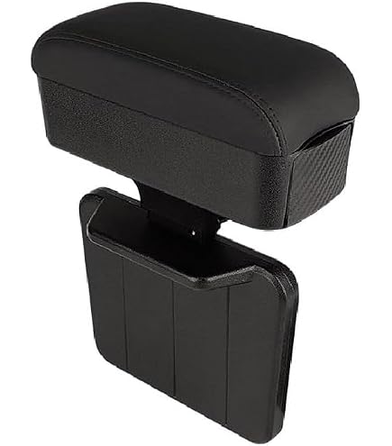 Plateau De Rangement Pour Console Centrale Volkswagen ID.4 X/Crozz (2021-2024) - Plastique ABS Avec Tapis Caoutchouc - Installation Facile Sans Perçage - 12