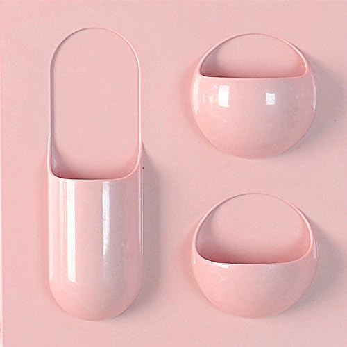 HuaPa Multifunctional Strong Adhesive Storage Shelf Boxes,Shelf Bathroom Organiser Plastic Corner Shower Shelf Caddy Holder, Wall Mount Rack for Kitchen Bathroom