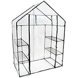 Oypla 3-Tier 4 Shelf Mini Walk-in Growhouse Garden Greenhouse