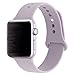 Produktbild ZRO für Apple Watch Armband, Soft Silikon Ersatz Uhrenarmbänder für 42mm iWatch Serie 3/ Serie 2/ Serie 1, Größe S/M, Lavendel
