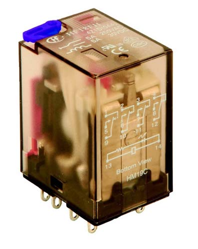HF18FH0244Z1D | HF18FH0244Z1D | HONGFA 4 POLE 14 PIN PLUG IN RELAY 24VDC