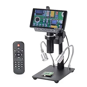 Tooarts HY-1070 5 Inch Screen 16MP 4K 1080P 60FPS USB & WiFi Digital Industry Microscope Camera 150X C-Mount Lens 1/2.3 Imaging Sensor