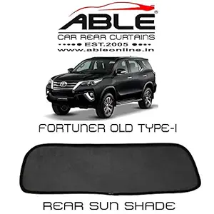 Able Dotnet Car Dicky Sun Shade Curtains for Toyota FORTUNER Old Type-I (2004 to 2014 Model)