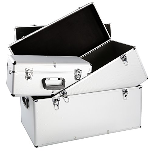 3er Set Alu Boxen Alukiste Werkzeugkiste Transportbox Lagerbox Lagerkiste Abschließbar - 2