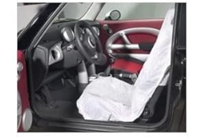 TOPCAR - Rouleau de 250 housses de siège jetables, pour tous véhicules - PLA62