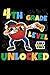 Produktbild Dabbing Gamer Apple 4th Grade Level Unlocked Journal: 6*9 120 Pages College Ruled - Gamer and gaming fans and Lovers composition Blank Notebook ... school Writing in this Notebook , To do List!