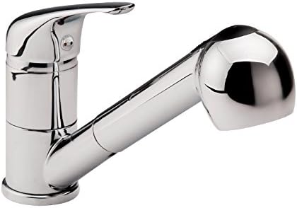 Aquasu Soul Sink Mixing Valve One Nozzle with Dish Rinser Low Pressure Chrome 77104 7 – Pack of 1