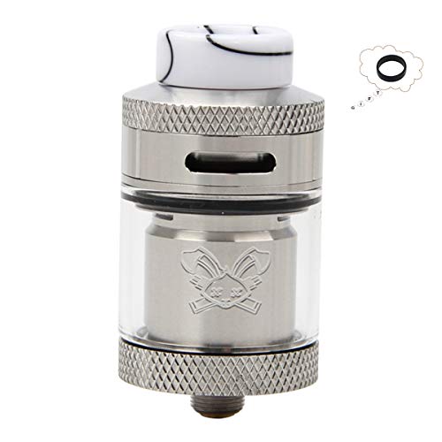 Hellvape Dead Rabbit RTA 2ml Atomizer 25mm RTA Dead Rabbit Electronic Cigarette Vape Rebuildable Tank Atomizer - Stainless Steel