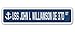 Produktbild USS John L Williamson de 370 Straßenschild Navy Schiff Veteran Sailor vet USN Geschenk