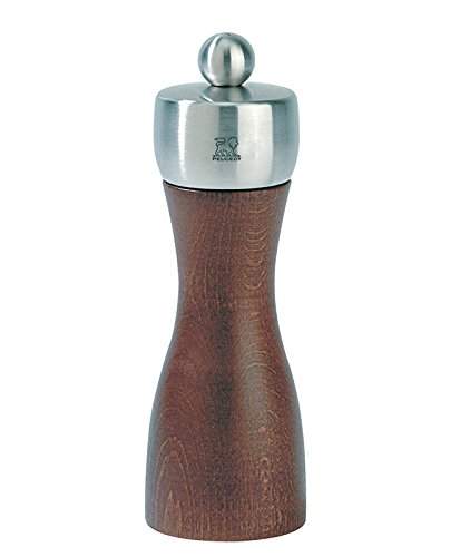 Preisvergleich Produktbild Peugeot 17095 Fidji Pfeffermühle Holz, 5,2 x 5,2 x 15 cm, kirsche