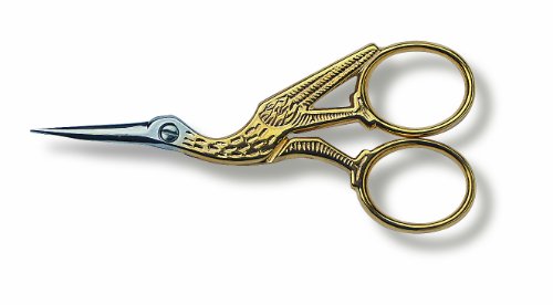 Victorinox Storchen-Stickschere vergoldet 09 cm, 8.1040.09
