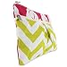 Logan + Lenora Wet/Dry Nappy Clutch Wet Bag Small (Pink Elephant)
