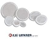  Rejilla de ventilación redonda de plástico empotrable antiinsectos de plástico ecológico