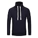 Produktbild JYJM Herren Overlap Stehkragen Langarm T-Shirt Sweater Herren Slim Short Top Herren Loose Warm Tops Herren Sport Hoodie Herren Casual Baseball Herren Charm Stehkragen Jacke