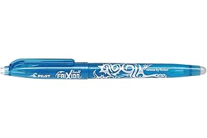 PILOT Frixion - Penna a sfera cancellabile a calore/attrito, punta da 0,5 mm, colore: Azzurro