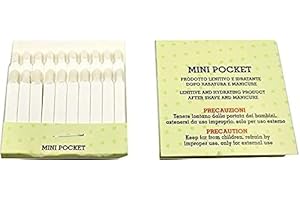 MAUQI Palillos hemostáticos - 80 unidades de potasio para el cuidado personal y el afeitado - Detiene el sangrado después del afeitado, manicura, pedicura y depilación