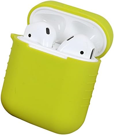 Leeko AirPods Case Protector Shock Proof Protective Cover for Apple AirPods (Yellow)
