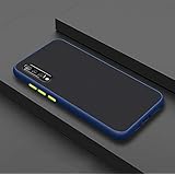 A rtistque Smoke Translucent Shock Proof Smooth Rubberized Matte Hard Back Case Cover for Redmi A3 - Blue