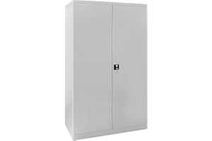 ADB BETRIEBSEINRICHTUNGEN GMBH ADB Werkstattschrank Stahlschrank Werkzeugschrank Metall Universalschrank XXL lichtgrau 1920x1100x580 mm