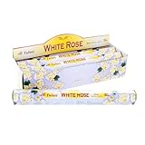  Incienso Tulasi aroma Rosa Blanca 6x20 120 sticks