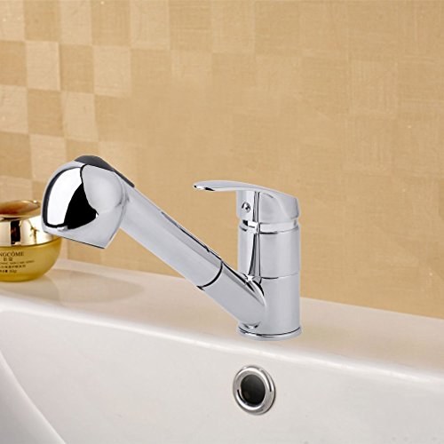 Preisvergleich Produktbild ulable Moderne Edelstahl Ziehen Küche Armaturen Schwenkauslauf Armaturen Wasserhahn