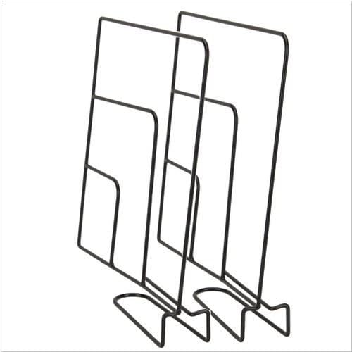 25cm Shelve Separator, Divider Set of 2 On The Shelf In The Closet, Metal, Room.