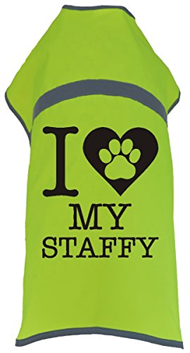 I-Love-My-Staffy-Reflective-Hi-Viz-Dog-Safety-Vest-Sizes-XS-L-FREE-POSTAGE
