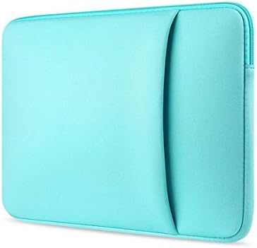 Sleeve Cover for Macbook, Annoda Protective Sponge-rubber Brief Carrying Bag for 11.6''/13.3'' Macbook Air/13.3''-15.4'' Macbook Pro/iPad Pro (11-11.6 inches, Mint green)